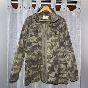 Jade & Ivory Camouflage Jacket